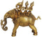 Brass Elephant Ganesh Idol Statue 3.14Kg